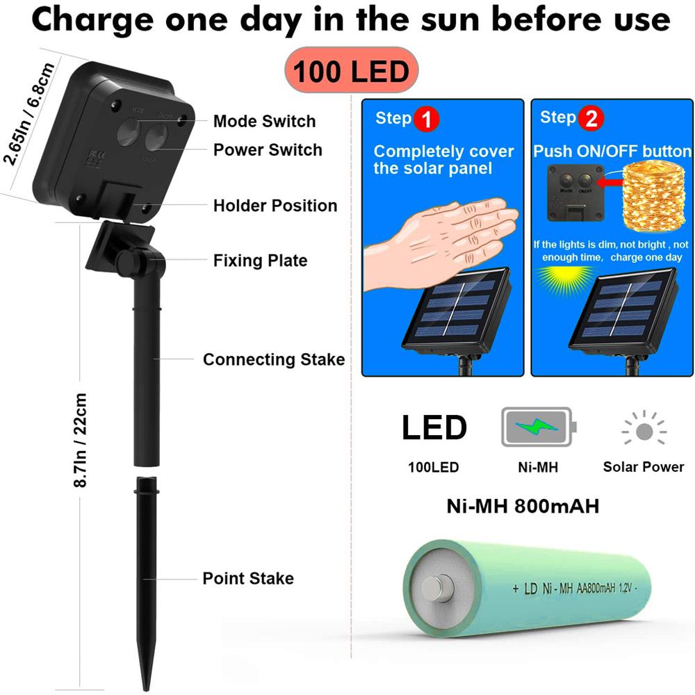 Indoor Solar Powered String Lights