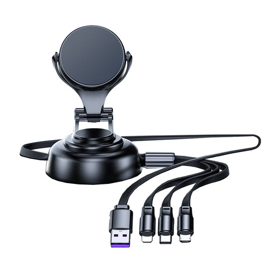 3-In-1 Tri-Cable Magnetic Car Charger