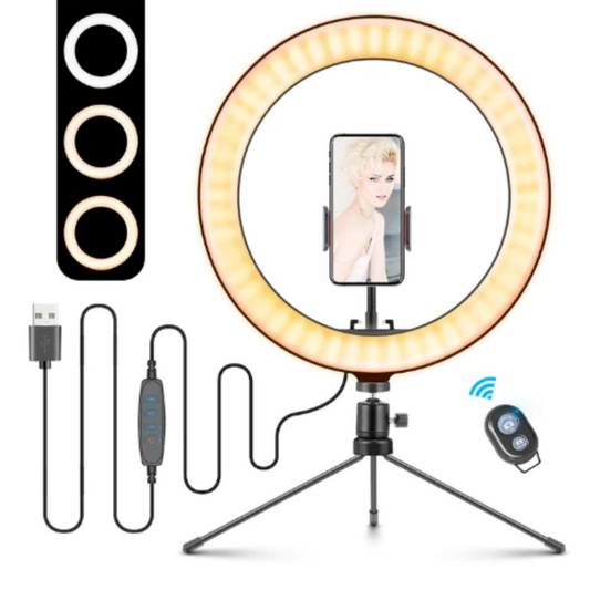10" Table Selfie LED Lamp